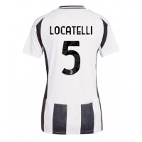 Juventus Manuel Locatelli #5 Hjemmedrakt Dame 2024-25 Kortermet